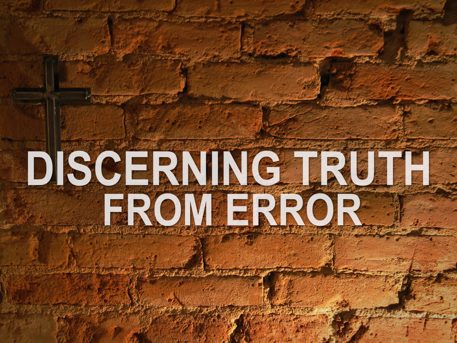 Truth and Error