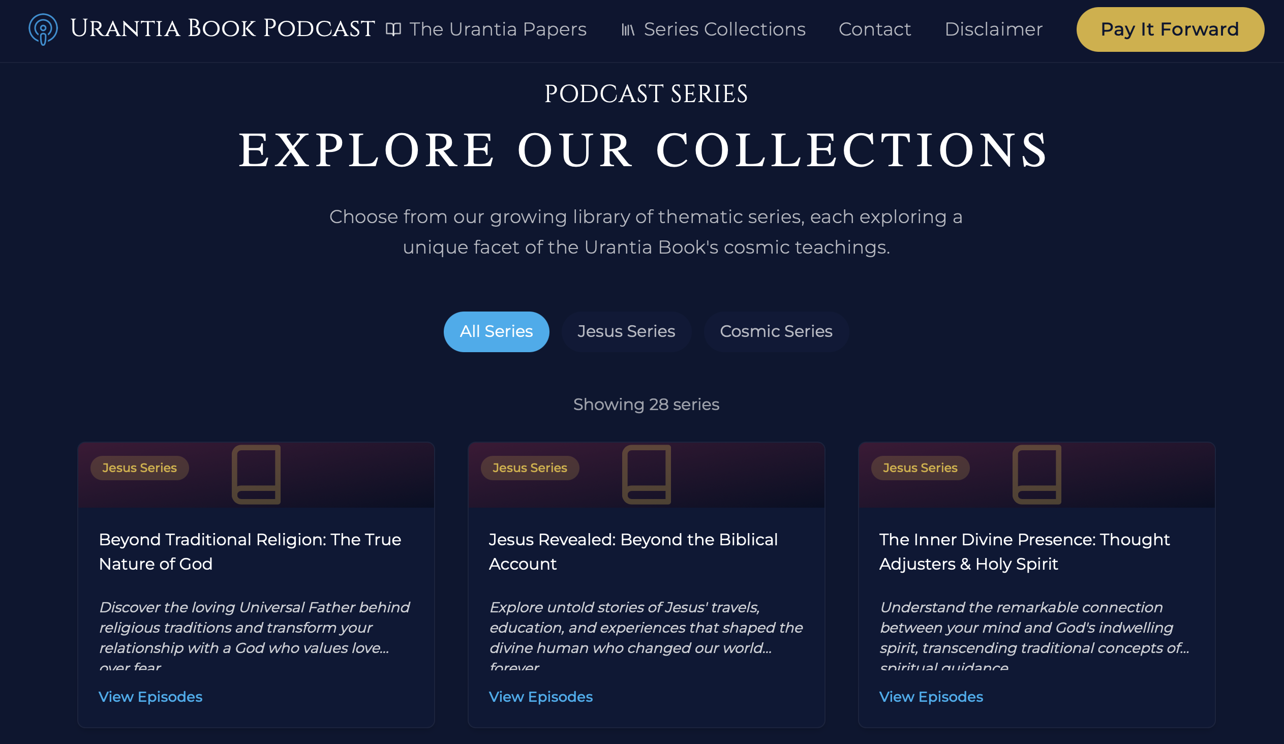 Urantia Book Podcast – Update 2025 APR